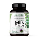 EMERALD LABS European Milk Thistle - Organic Milk Thistle Extract - Ondersteunt de gezondheid van de lever en helpt het behoud van natuurlijke energie, spijsvertering en gezondheid van de hersenen - 60 plantaardige capsules (tot 60 dagen levering)