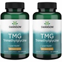 Swanson TMG Trimethylglycine - Amino Acid Supplement Promoting Healthy Liver Function & Heart Health Support - (90 Capsules, 500mg Each) (2 Pack)