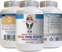 Vitaminen voor honden ogen - Honden Total Health Formula - Advanced Support - Hair Coat Tanden Gums Eye Urinary Care - Vitamine e voor honden huid - 60 tabletten (1 fles)