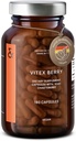 Vitex Berry - Premium Chasteberry 4:1 Extract (Vitex Agnus Castus) - Menopauze & PMS Ondersteuning - Hormone Balance for Women - 180 Capsules - 6 Month Supply - Made in Germany