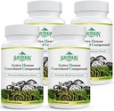 Actieve Hexose Correlated Compound 1500 mg Supplement, Natuurlijke 8 Mushroom Extract Supplement, Immuunsysteem, Leverfunctie, Natuurlijke Killer en T Cellen Activiteit, 360 Veggie Capsules