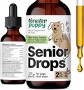 Forever Puppy Senior Dogs Drops - Immune & Brain Support Complex for Older Dogs of All Breeds & Sizes - Vitaminen en Supplementen voor Oudere Huisdieren - Voedingssupplementen - 2 oz