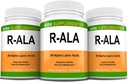 3 Flessen R-ALA R-Alfa Lipoïnezuur 200mg 270 Totaal Capsules