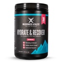 Athlète de la nature - Hydrate et Récupérer Récupérer la poudre d'hydratation liquide Mélange de boissons électrolytes - Récupérer plus rapidement avec des Bcaas - Poudre d'hydrate avec 1000mg de vitamine C - 30 Tub de service (Watermelon)