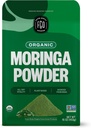 FGO Organic Moringa Oleifera Leaf Powder, 16oz Bulk Hersluitbare Pouch, afkomstig uit India, niet-GMO, verpakking mei Vary (verpakking van 1)