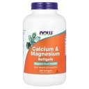 NOW Voedingsmiddelen, Calcium & Magnesium + D - 240 Softgels