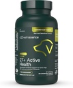 VetriScience Senior 27+ Actieve gezondheid Kauwtabletten, Canine Plus Dagelijkse Multivitamine voor senior honden, evenwichtige vitaminen, mineralen en antioxidanten, Veroudering en Wellness Ondersteuning, Veggie, 60 Tellen