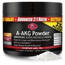 Laboratoires olympiques PSN A-AKG Poudre pour la santé, l'énergie et les sports des hommes, 40-3g Serviettes, 120 Gram Jar