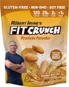 FITCRUNCH Tri-Blend Whey Protein, Keto Friendly, Faible Calories, Haute Protéine, Sans gluten, Sans soja (18 portions, beurre d'arachide)