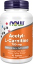 NOW Foods Acetyl-L-Carnitine 750 mg - 90 tabletten