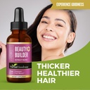 Herbal Goodness Beauty Builder 1oz - Collageen voor vrouwen met biotine en hyaluronzuur - Haargroei, huidhydratatie, nagelondersteuning, anti-Aging Beauty Booster - Inclusief Marigold & Guava Leaf