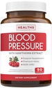 Blood Pressure Support Supplement (NON-GMO) Premium Natural Herbs, Vitamines & Berrys - Hoge dosering van Hawthorn Berry Extract Ondersteunt de bloeddruk niveaus al in het normale bereik 