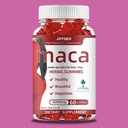 1 Fles Maca Root Gummies 3000mg voor vrouwen met zwarte Maca, Fenegriek, Magnesium voor natuurlijke energie, Mood & Immune Ondersteuning Hormone Balance Kruidensupplementen-Berry smaak, 60 Gummies, 30-Day Serving