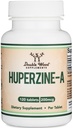 Huperzine A 200mcg (Third Party Tested) 120 tabletten, hersensupplement ter bevordering van acetylcholine (Acetylcholinesteraseremmer) - ondersteunt geheugen en focus door dubbel hout