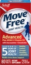 Move Free Advanced Glucosamine Chondroitin MSM Vitamine D3 en Hyaluronzuur Joint Supplement, 80 Tellen