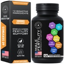 Vruchtbaarheid Supplementen voor mannen - Zink, Maca, Ashwagandha, L-Arginine - mannelijke vitaliteit Conceptie voor hem - Telling en Motiliteit Zwangerschapshulp - Vitaminen en mannelijke vruchtbaarheid Ondersteuning Supplement - 120 pillen