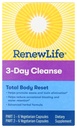 Renew Life Adult Cleanse Total Body Reset, Advanced Herbal Formula - 2-Part, 3-daagse programma - Gluten, zuivel en sojavrij - 12 Vegetarische Capsules