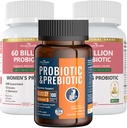 Gut Health Support Bundle: 2 Flessen vrouwen Probiotica + 1 Fles van Universele Probiotica Vertering, Urinaire en Immune Gezondheid voor mannen en vrouwen