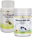 Kids Grass-Fed Colostrum en Propolis Pack (Nieuw-Zeeland Colostrum 1500 + Kids Propolis Plus Colostrum)