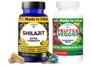 Lunakai USA Made Shilajit & Superfood Fruit & Veggies Supplement Bundle with Ashwagandha, Rhodiola, Cordyceps & 4 Blends for Energy & Wellness