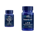 Prolongation de vie 60-Count Super Enzymes Digestifs et 5000 UI Vitamine D3 Capsules pour la digestion, os, cerveau, santé immunitaire