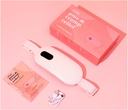 Pad de chauffage portable pour les crampes d'époque - Crampes d'époque Relief Pad de chauffage menstruel Vibration Pad de chauffage pour la douleur, batterie rechargeable, sans fil - Pad de chauffage sans fil avec masseur Cadeaux fille