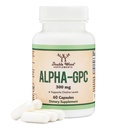 Alpha GPC Choline Hersensupplement voor Acetylcholine (60 Count, 600mg Servings) Advanced Memory Formula, Focus and Brain Support, Focus Supplement (Gemaakt in de VS) door Double Wood