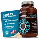 Omnibiotics Cortisol Supplement voor vrouwen en mannen - High Cortisol Manager met Ashwagandha, L-Theanine, Magnolia Extract, Fosfatidylserine om te ondersteunen ontspannen, kalmeren, Detox - 60 Vegan Capsules