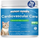 Cardio Kauwen voor katten - Geavanceerde hart- en vaatzorg - Hartgezondheid en Circulatie Ondersteuning met zalmolie, Taurine, CoQ10 & Meer - Feline Supplement voor optimale hartfunctie (Salmon)