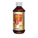 Germa B-Complex Siroop. Dieetsupplement. Bot gezondheid, groei en ontwikkelingshulp. Suikervrij. Oranje smaak. 8 oz