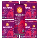 ZYN Kurkuma Wellness Drink (24 Pack), Granaatappel Cranberry Flavored Kurkuma Curcumin Drink met zwarte peper, Geen toegevoegde suiker, lage Carb & Low Calorie Drink, Clean Alternatief