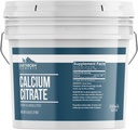 Earthborn Elements Calcium Citrate 1 Gallon Bucket, Pure & Undluted, Lab Verified (96 Ounce)