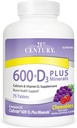 21e eeuw Calcium 600 mg +D Plus Mineralen Kauwtabletten, 75 Tellen