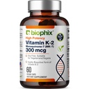 biophix vitamine K2 MK-7 300mcg, 60 Vegan Capsules 