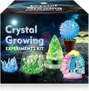 UNGLINGA Crystal Growing Experiment Science Kits voor kinderen, S.T.E.M Projecten Onderwijsspeelgoed Gifts Idee voor jongens Meisjes, Groei 5 levendige kristallen maken Kit