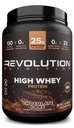 Revolution Nutrition, High Wei, Protein Powder 2LB, Wei Isolaat, Glutenvrij, Lean Muscle Mass for Men & Women, 25g Protein Per Scoop, 908 g, 24 Servers (Chocolate Cake, 2 Pond)