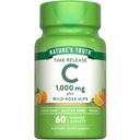 De waarheid vitamine C van de natuur met Rose Hips 1000mg 60 overdekt Caplets 