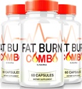 (3 Pack) Fat Burn Combo Capsules, FatBurn Combo Keto Formule, Alle natuurlijke gewichtsverlies supplement om te bereiken gezond-Looking body, Keto Fitness Pillen, Officiële Beoordelingen (180 Capsules)
