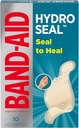 BAND-AID merk Hydro Seal Kleefstof Waterdichte Bandages, Hydrocolloïde Gel Patch voor EHBO, Snellere genezing voor Kleine Blisters, Snij & Scrapes, 10 Tel.