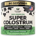 Super Colostrum Poudre de colostrum pour le soufflage, l'Immune, l'énergie, la santé des cheveux, de la peau et des ongles Supplément Colostrum 50% IgG Cow Colostrum pour les humains