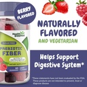 Gezondheid Geleverd gemengde Berry Flavored Prebiotic Fiber Gummies - Ondersteunt spijsverteringssysteem Gut Reiniging, Constipatie Relief - Helpt met gewichtsverlies plan - Geweldige Proeverij en gemakkelijk doorslikken