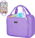 Leus Travel Pill Organizer,Médecin Organisateur et stockage,Sac de médicaments à domicile,Cas,Carrier pour les pilules,Vitamine,Huile de poisson,Supplements pour les femmes et les hommes (Moyen, Violet)