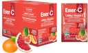 Mélange de multivitamine de Tangerine et de pamplemousse d'Ener-C, 1000 mg de vitamine C, non OGM, végétalien, vraies poudres de jus de fruits, soutien immunitaire naturel, électrolytes, sans gluten, 1-paquet de 30