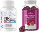 Gezonde Aging Supplement Bundle - Nicotinamide Ribsoside Complex and Resveratrol Gummies - 5-in-1 Anti Aging Formula Plus Resveratrol Gummies