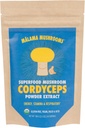 Cordyceps Extract Powder by Malama, Organic Fruiting Body Cordyceps Mushroom Powder, Superfood Adaptogenic, Ondersteunt Energie, Endurance & Mood, 100 porties