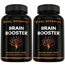 Vitale vitamines Hersensupplementen voor geheugen en focus (2-pack)