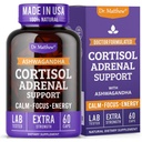 Dr. Matthew Cortisol Reducer Supplement voor Vrouwen. Adrenal Support with Ashwagandha, Rhodiola & Ginseng A Detox Cocktail to Lower Cortisol & Aid Relaxation, Calm and Rustful Sleep