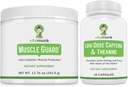 VitaMonk Muscle Guard & Low Dose Cafeine Bundle, HMB, EAA's, Vitamine D, Magnesium voor Spiergroei & Cafeïne met L-Theanine, Smooth Energy Boost, Supplementen voor mannen & Women, Muscle & Focus Ondersteuning