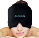 360°Migraine Hoofdpijn Relief Cap, Koelende Gel hoed Hoofddoek voor migraine, spanning, stress & kater, warme en koude therapie, verzachtende hoofdpijn hoed