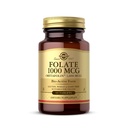 Solgar Folate 1000 mcg, 60 tabletten - 1000 mcg Bio-Active Metafolin - Veganistisch, Glutenvrij, Zuivelvrij, Kosjer - 60 porties